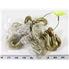 Image 1 : LOT OF 10 NEW 1/4" CHAIN GRAB HOOKS.