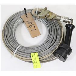 DBI-SALA  FAST-LINE SAFETY CABLE & HOOK  130'.
