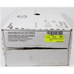 CASE OF 24 STRAWBERRY + CALORIES  ENSURE MEAL