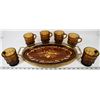 Image 1 : 6 FIRE KING ANCHOR-HOCKING CUPS WITH TRAY.