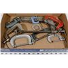 Image 1 : LOT OF  9   C-CLAMPS.