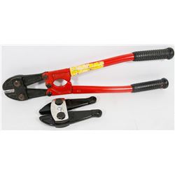 18" BOLT CUTTER & EXTRA NEW CUTTER HEAD.