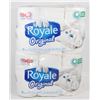 Image 1 : 2 PACKAGES OF 12 ROYAL ORIGINAL TOILET PAPER