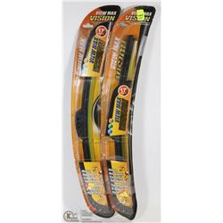 PAIR OF VIEW MAX VISION 17" WIPER BLADES