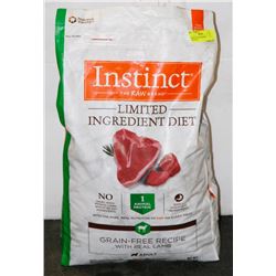 INSTINCT 20LB GRAIN FREE RECIPE DOG FOOD