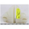Image 1 : 2 ALABASTER BOOKENDS