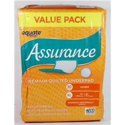 EQUATE ASSURANCE PREMIUM QUILTED UNDERPAD