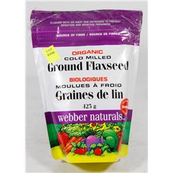 THREE BAGS OF GROUND FLAXSEED