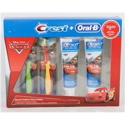 CREST + ORAL B SPECIAL EDITION CARS THEME