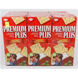 6 BOXES OF PREMIUM PLUS 450G SALTED TOPS