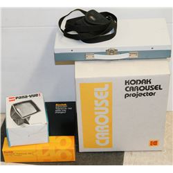 KODAK CAROUSEL WITH ACCESSORIES