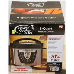 POWER COOKER PLUS 8 QUART PRESSURE COOKER