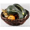Image 1 : WICKER BASKET FULL OF FAKE VEGETABLES