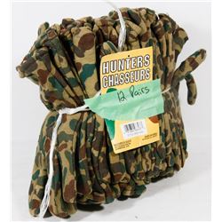 12 PAIRS OF CAMO GLOVES