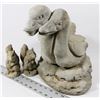 Image 1 : STONE DUCK SPITTER FOUNTAIN AND 2 SQUIRRELS