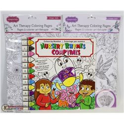 2 ART THERAPY AND 1 COLOR BY NUMBER