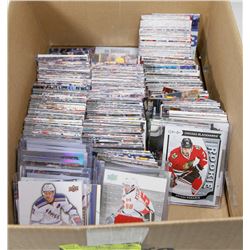 BOX OF ABOUT 750, 2016 UPPERDECK HOCKEY ROOKIES ,