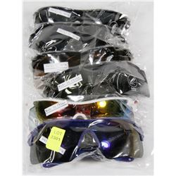 LOT OF 6 NEW SPORT SUNGLASSES