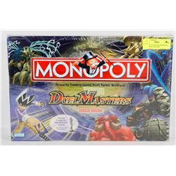 SEALED COLLECTORS MONOPOLY GAME DUAL MASTERS