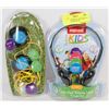 Image 1 : 2 SETS OF MAXWELL HEADPHONES INC KIDS ACTION WITH