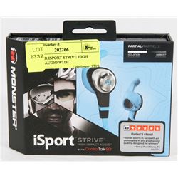 MONSTER ISPORT STRIVE HIGH IMPACT AUDIO WITH