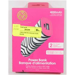 4000MAH MACBETH COLLECTION POWER BANK