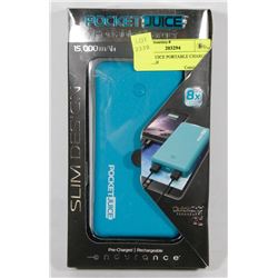 POCKETJUICE PORTABLE CHARGER 15,000MAH