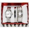Image 1 : NEW WOMENS WATCH AND BRACELET SET