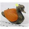 Image 1 : VINTAGE DUCK SHAPED METAL AND GLASS LAMP