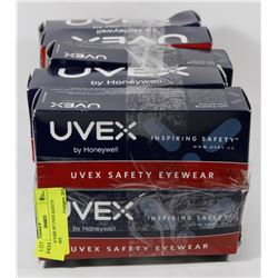 12 NEW PAIR OF UVEX SAFETY GLASSES
