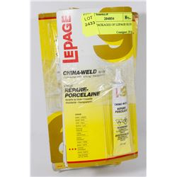 13 NEW PACKAGES OF LEPAGE GLUE