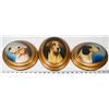 Image 1 : BOX OF 3 VINTAGE DOG WALL DECOR.