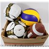 Image 1 : FLAT OF ASSORTED SPORTS BALLS
