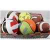 Image 1 : FLAT OF ASSORTED SPORTS BALLS