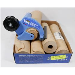 SCOTCH BLUE BRAND TAPE & PAPER DISPENSER W/ 4