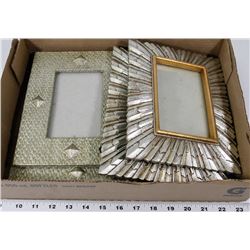 FLAT OF GOLD LEAF FRAMES.