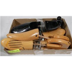 SET OF 3 SIZE 11 WOOD SHOE STRETCHERS