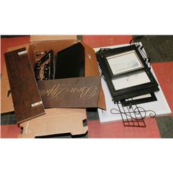 BOX WALL SHELVING & PICTURES