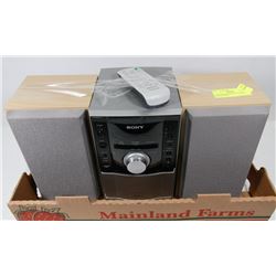 SONY MINI BOOKSHELF STEREO WITH REMOTE