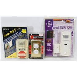 LOT OF HOME SECURITY DEVICES.