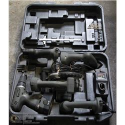 DURABUILT COMBO KIT 14.4V DRILL, LIGHT , CORDLESS