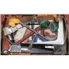 Image 1 : BOX OF SHOP SUPPLIES & TOOLS / WHEEL WRENCHES
