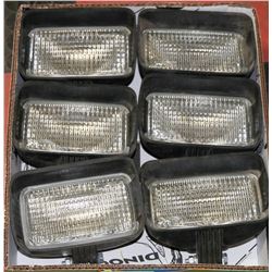 BOX OF 6 - 12 VOLT LIGHTS