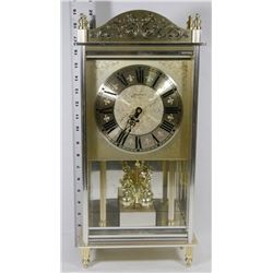 11) BATTERY OPERATED CLOCK MADE IN KOREA - WORKS.