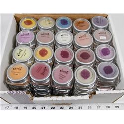 LOT OF 100 LARGE SCENTSY WAX SAMPLES.