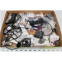 FLAT OF OVER 50 PAIRS OF NEW FASHION EARRINGS AND