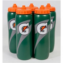 LOT OF 5 GATORADE WATER BOTTLES