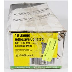 CASE OF COLLATED FINISH BRADS 18 GAUGE