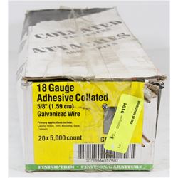 CASE OF COLLATED FINISH BRADS 18 GAUGE