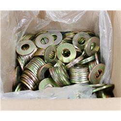 CASE OF 7/8" YELLOW FLAT WASHERS